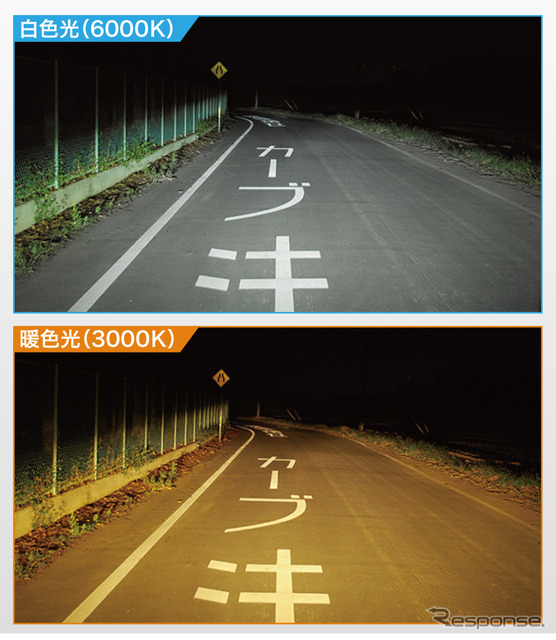 6000Kと3000Kの比較｜C5000