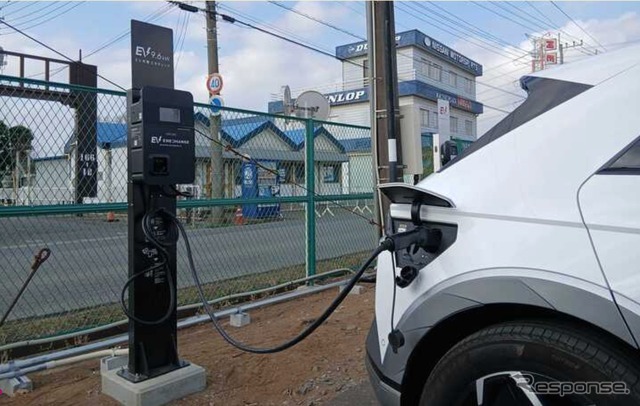ミライズエネチェンジが筑波サーキットに設置したEV充電器（参考画像）