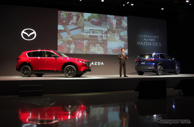 マツダ毛籠勝弘社長と新型CX-5