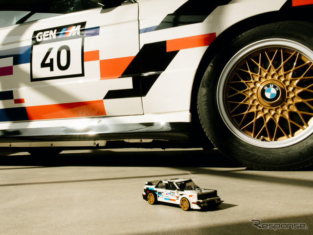 初代BMW M3の40周年記念のレゴ「LEGO Speed Champions」と共通カラーの実車