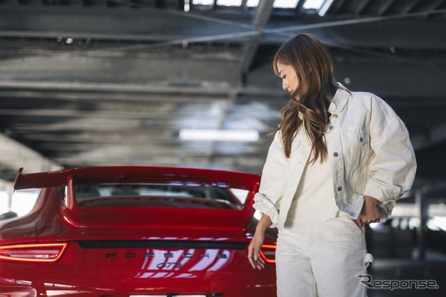 織戸茉彩 x Porsche 911 GT3