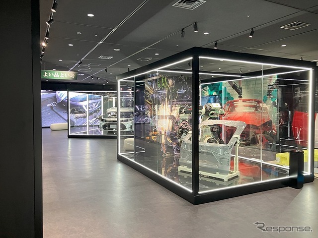 トヨタ会館の新展示エリア『トヨタのクルマづくり』