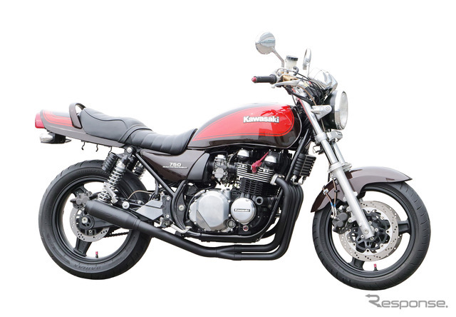 ゼファー750/RS用 モリワキモンスターブラックマフラー