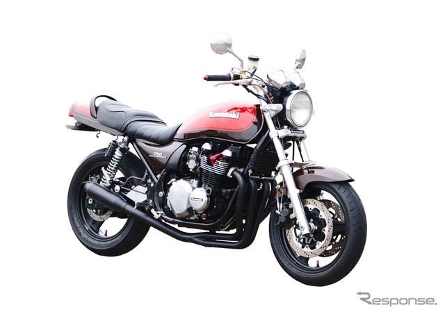 ゼファー750/RS用 モリワキモンスターブラックマフラー