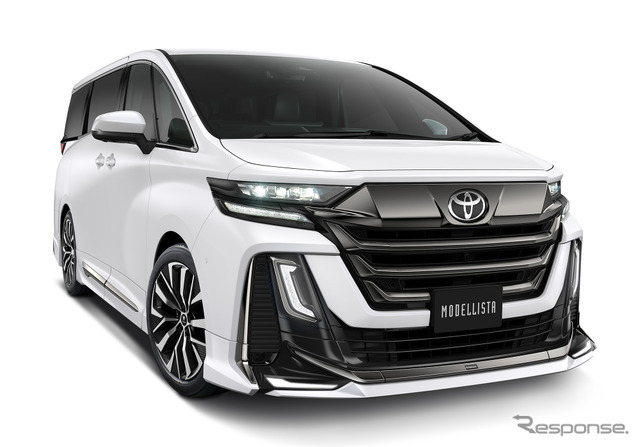 モデリスタの新アイテムを装着したトヨタ ヴェルファイア