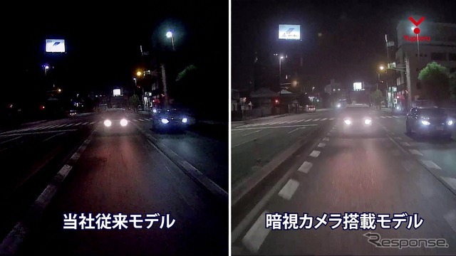 ユピテルの暗視カメラ搭載ドライブレコーダー