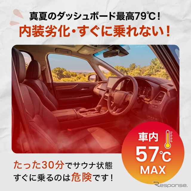 クラフトワークスの車種別専用「フロントサンシェード」