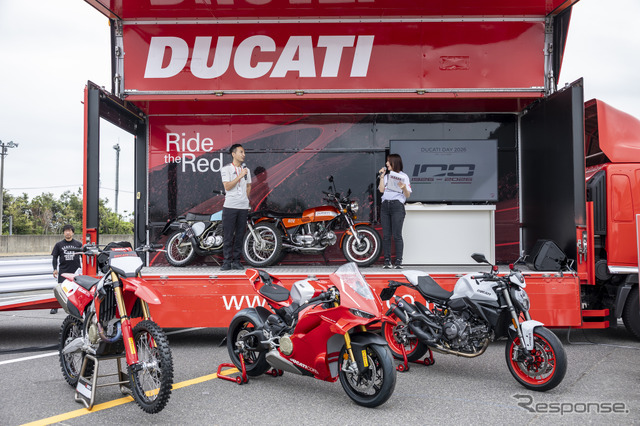 日本初公開の3モデルが登場したDUCATI DAY 2026
