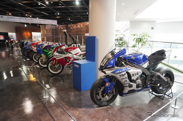 9月30日までの期間、ヤマハの歴代「鈴鹿8耐」参戦車両の特別展示も
