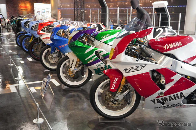 9月30日までの期間、ヤマハの歴代「鈴鹿8耐」参戦車両の特別展示も