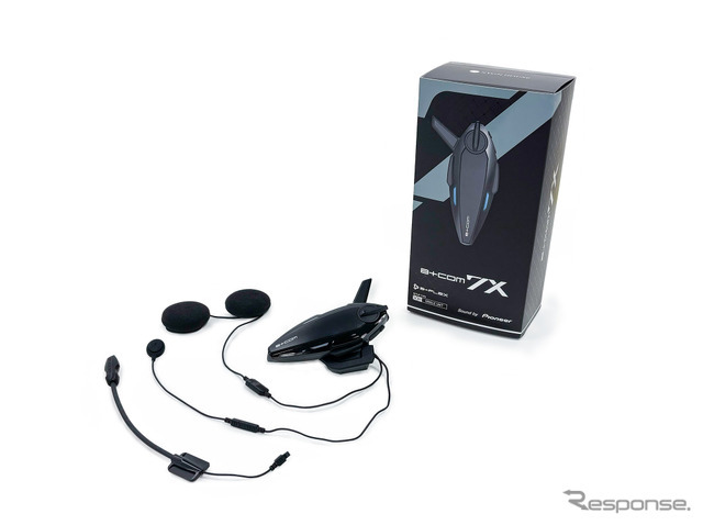新通信方式「B+FLEX」搭載インカム『B+COM 7X』