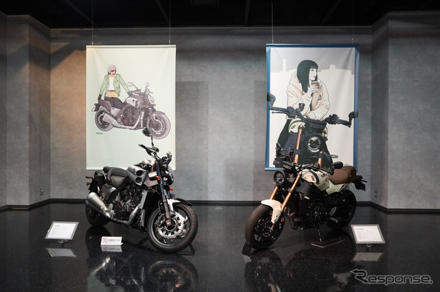 浦野周平氏（左）と加藤ノブキ氏（右）の作品
