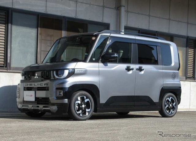 タナベ サステック DF210　デリカミニ装着例（フロント：26mmダウン / リア：34mmダウン）