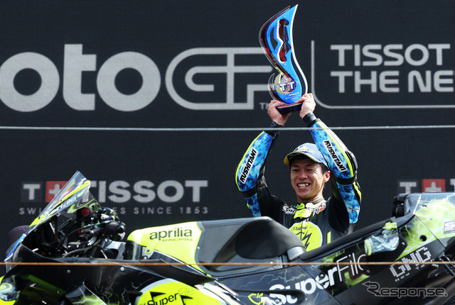 MotoGP オランダGPで初優勝を飾ったアプリリア小椋藍選手