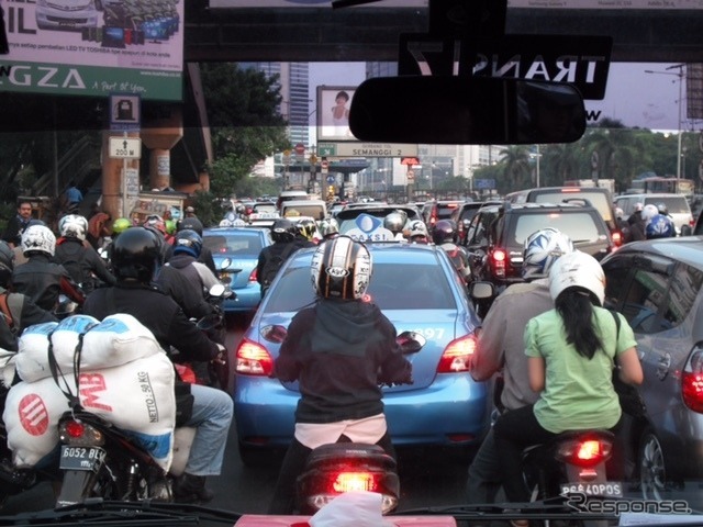 ジャカルタの交通渋滞