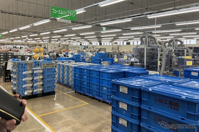 ホンダ太陽の工場内