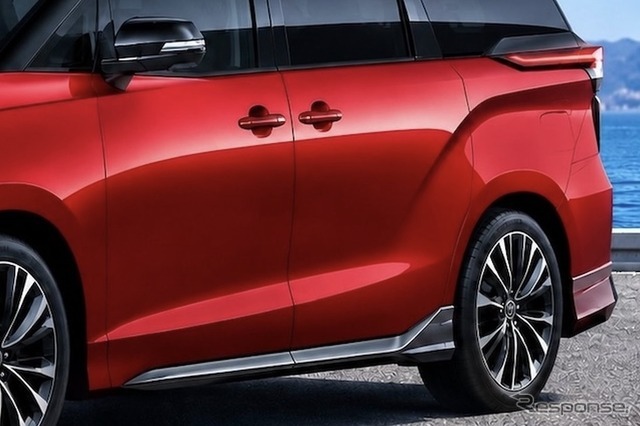 トヨタ エスティマ 次期型の予想CG