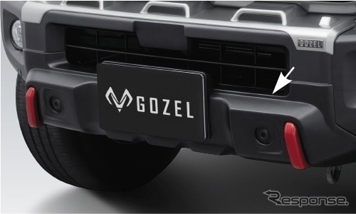 GOZELフロントバンパーアンダーガーニッシュ