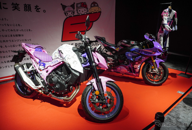 クロミラッピングのホンダ CB750 ホーネットとCBR1000RR-R FIREBLADE（鈴鹿8耐2026）