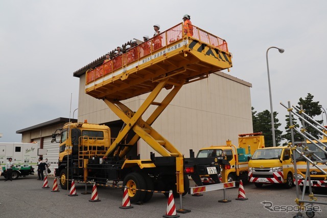 はたらく車の乗車体験も！　車両は一例