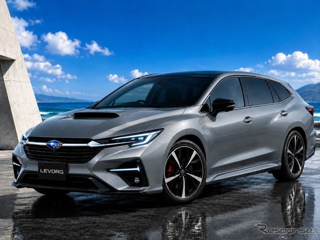 スバル レヴォーグ 次期型の予想CG