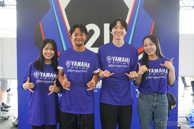 初めての鈴鹿8耐に「かっこ良すぎて震えた」「感動した」と話してくれた新入社員の皆さん