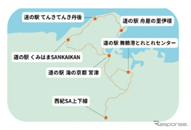 京都府北部の4エリアの道の駅
