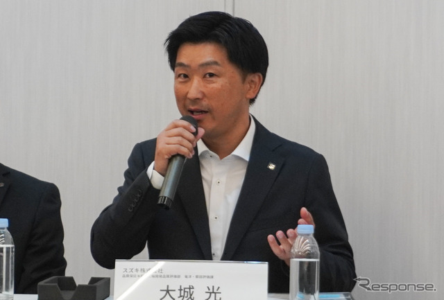 スズキのテストライダー大城光さん