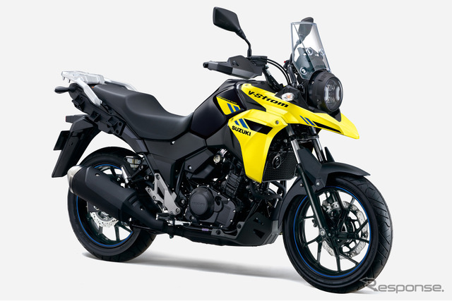 スズキ Vストローム250（パールネブラーブラック/ソリッドダズリングクールイエロー）
