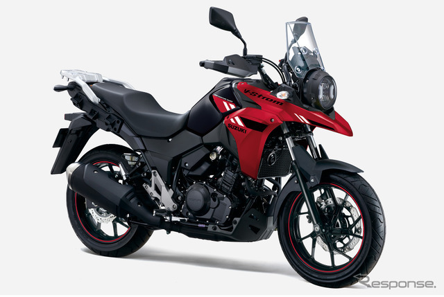 スズキ Vストローム250（ダイヤモンドレッドメタリック/パールネブラーブラック）