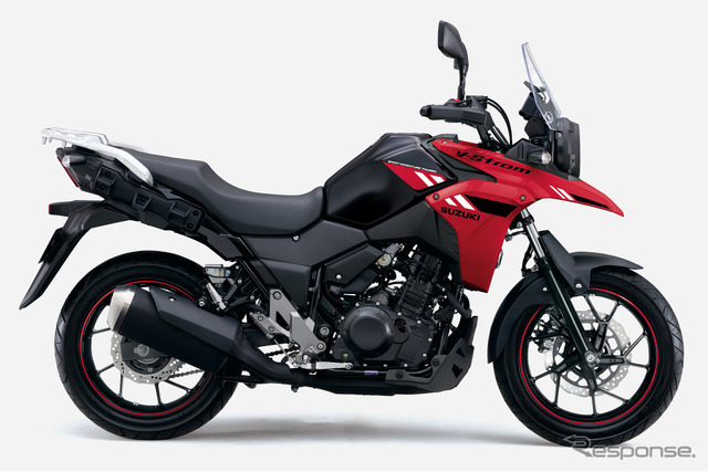 スズキ Vストローム250（ダイヤモンドレッドメタリック/パールネブラーブラック）