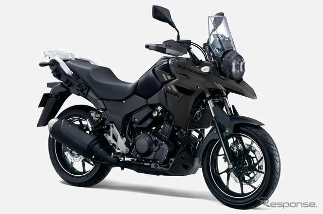 スズキ Vストローム250（マットフラッシュブラックメタリック/パールネブラーブラック）