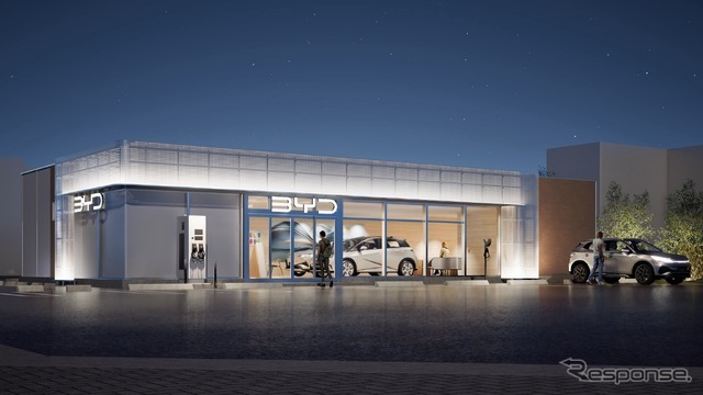 「BYD AUTO 久留米」完成イメージ
