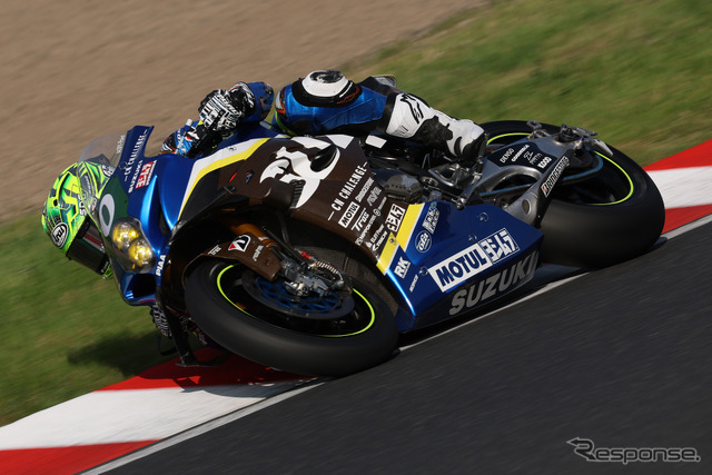7月3日の予選で暫定13番手につけた#01 Team SUZUKI CN CHALLENGE 水野涼選手（鈴鹿8耐2026）