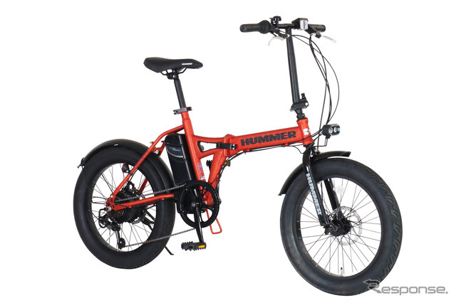 20インチ電動アシスト折りたたみ自転車「HUMMER E-FAT206」
