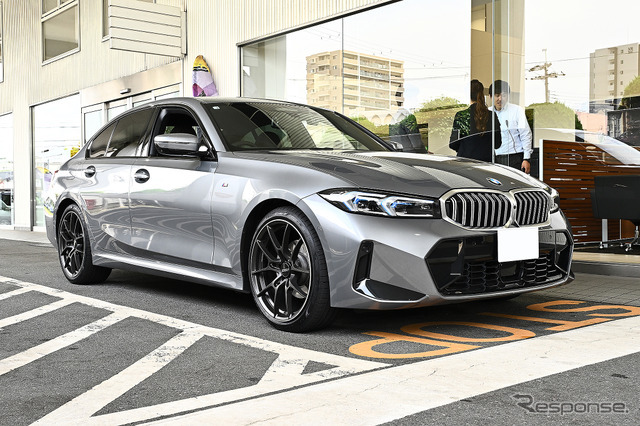 比較試乗に使用されたBMW 320d Mスポーツ