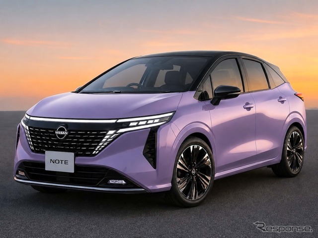 日産 ノート 次期型の予想CG