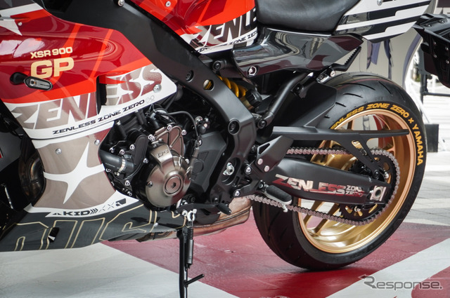 『ゼンレスゾーンゼロ』コラボ仕様のヤマハ『XSR900 GP』