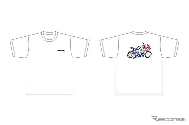 GSX-S/R Meeting 2026 オリジナルTシャツ ホワイト（税込3500円）
