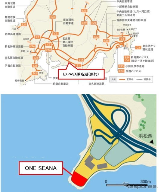 「ONE SEANA（ワンシーナ）」の位置