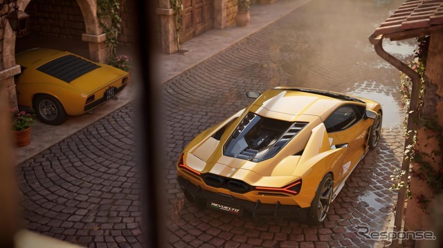 ランボルギーニ『レヴエルト』の「ミウラ 60° オマージュ」