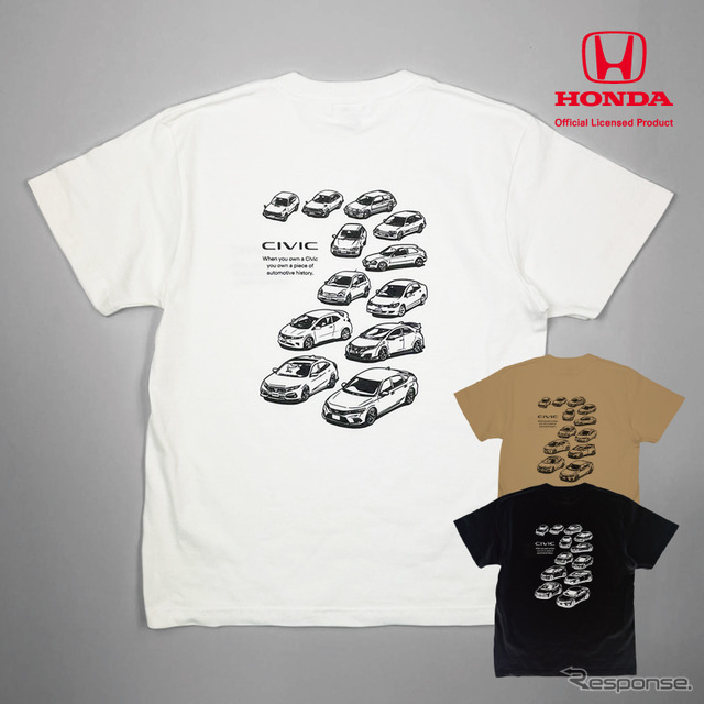 CIVICヒストリーTシャツ