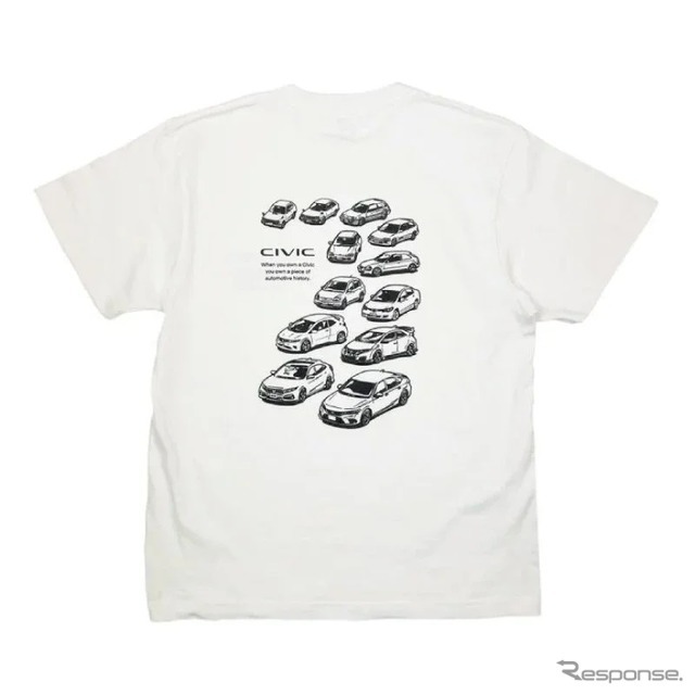 CIVICヒストリーTシャツ