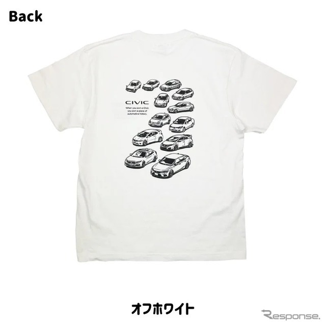 CIVICヒストリーTシャツ