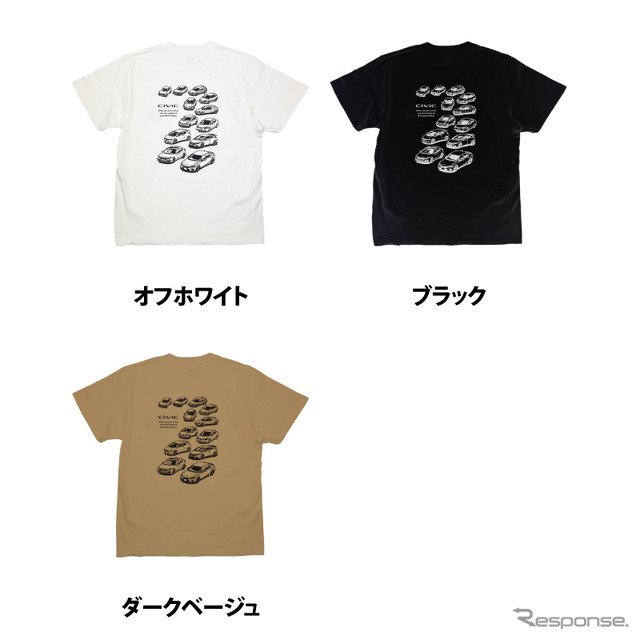 CIVICヒストリーTシャツ
