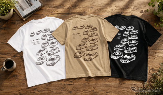 CIVICヒストリーTシャツ