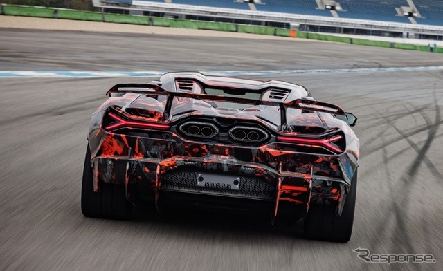 ランボルギーニ『レヴエルトSV』がホッケンハイムリンクで市販車最速ラップ