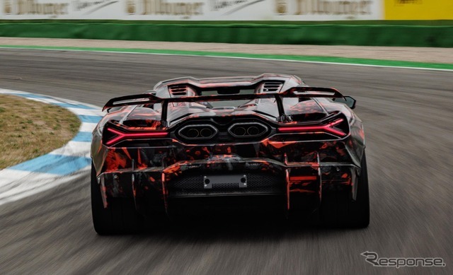 ランボルギーニ『レヴエルトSV』がホッケンハイムリンクで市販車最速ラップ