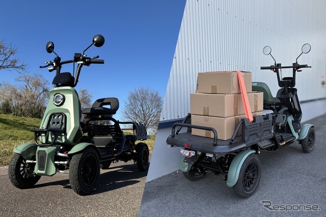 4輪電動バイク『BLAZE e-CARGO』