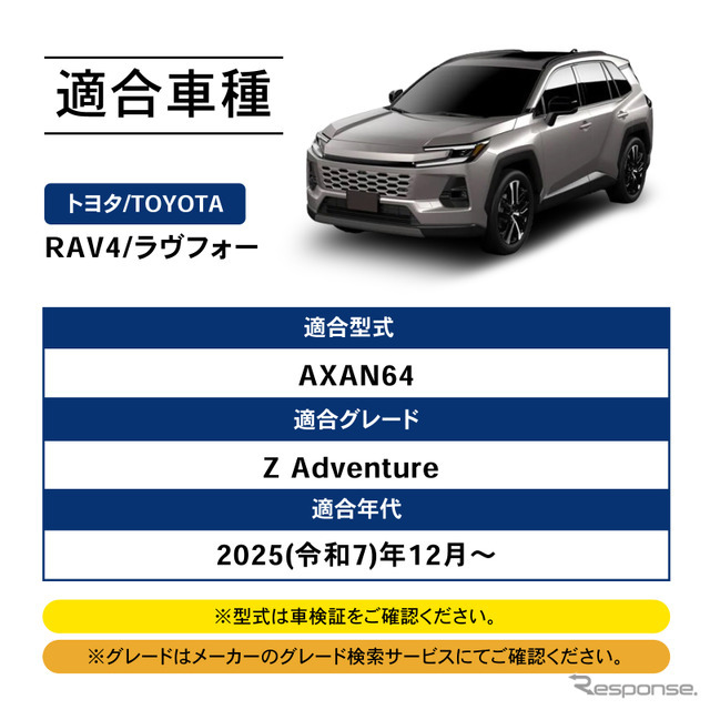 トヨタ『RAV4』60系専用フロントサンシェード